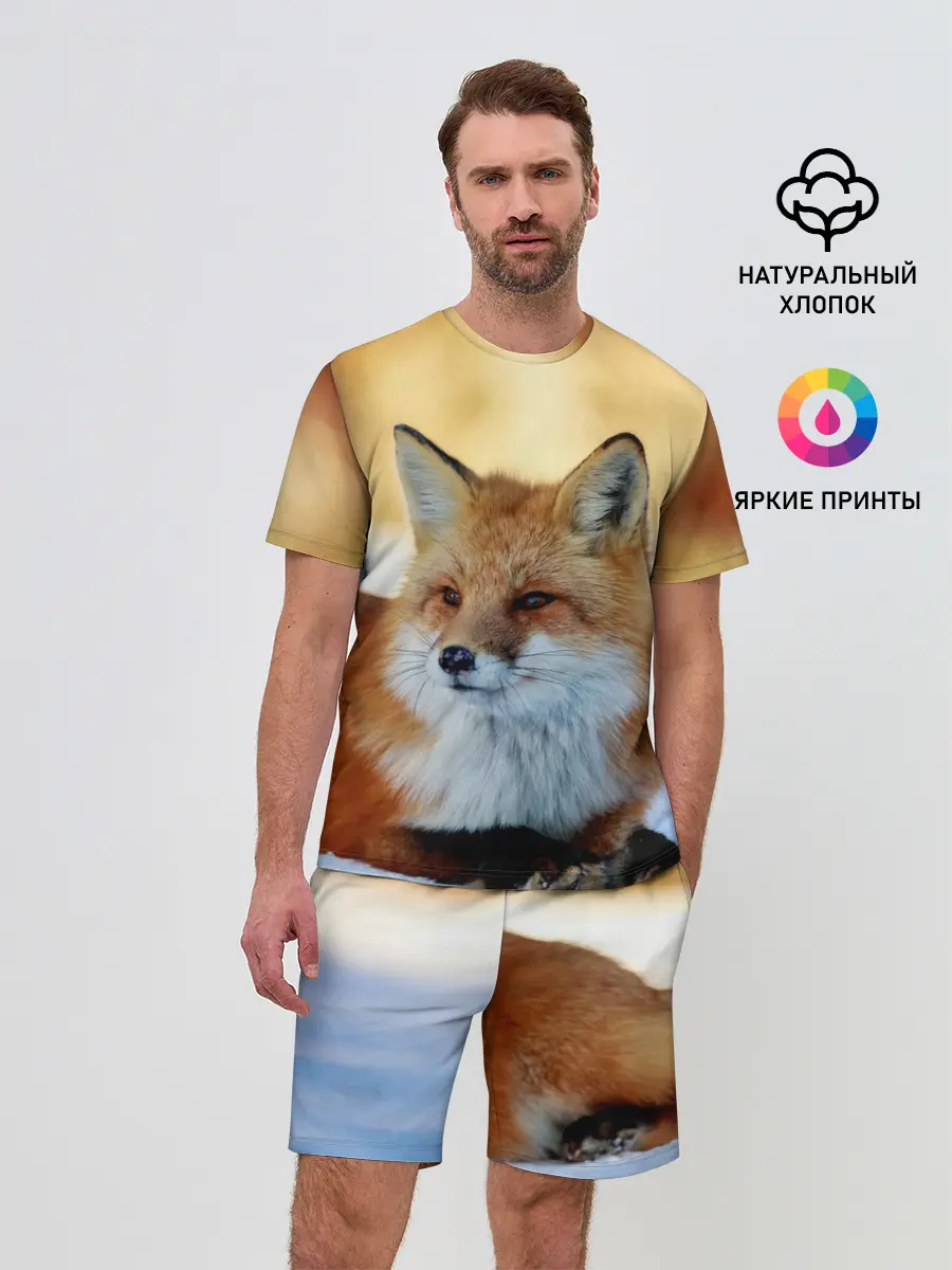 Мужской костюм с шортами / Лиса