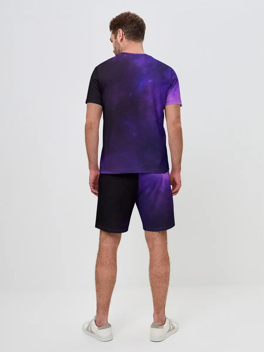 Мужской костюм с шортами / Фиолетовая звезда