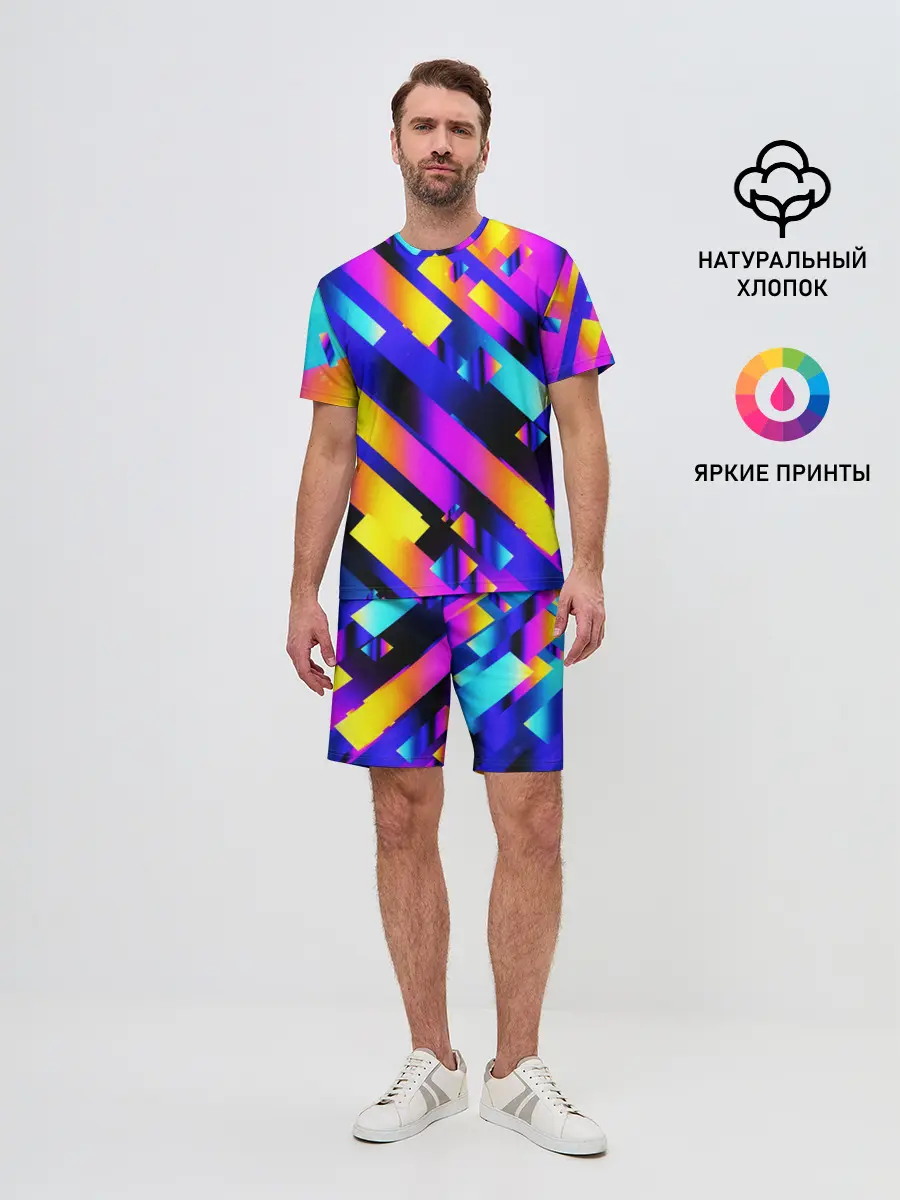 Мужской костюм с шортами / Rectangle