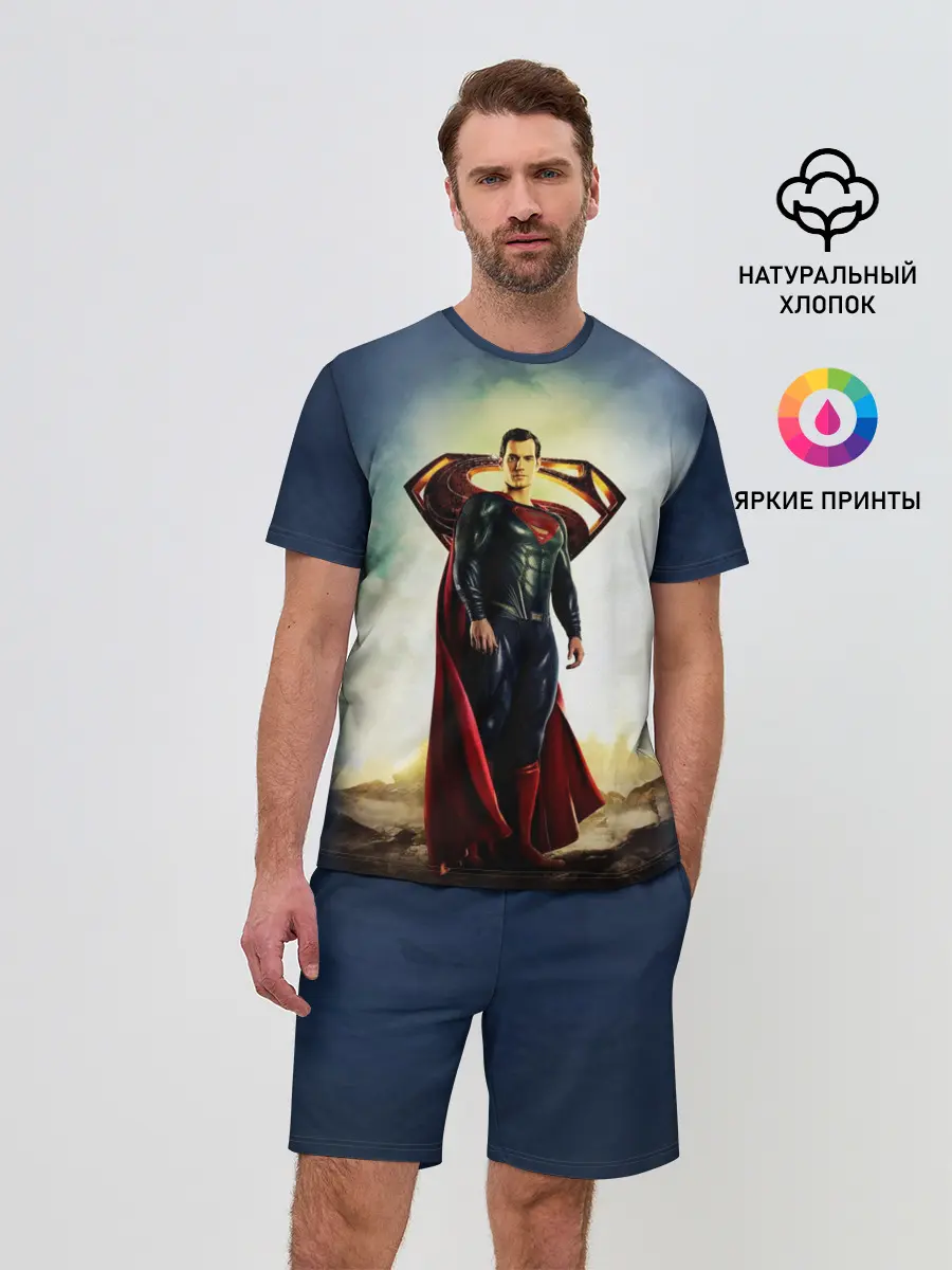 Мужской костюм с шортами / Superman