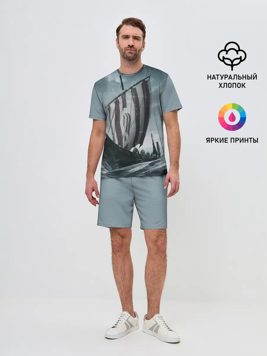 Мужской костюм с шортами / Викинги