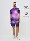 Мужской костюм с шортами / Космические дали