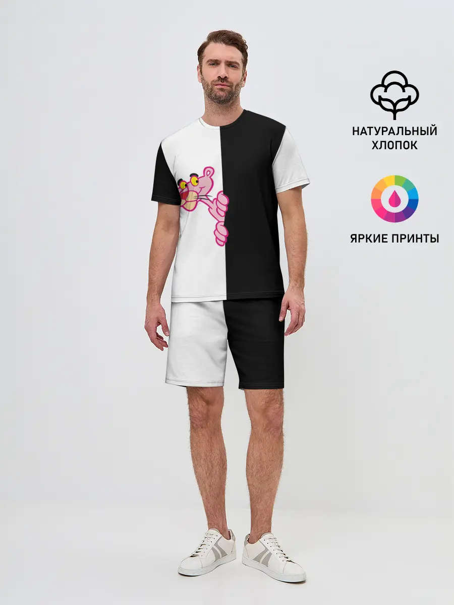 Мужской костюм с шортами / Пантера