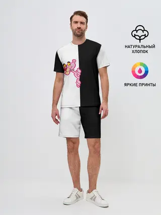 Мужской костюм с шортами / Пантера