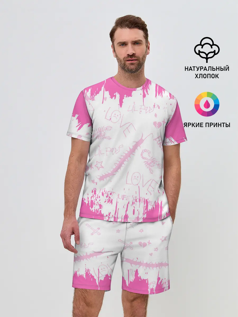 Мужской костюм с шортами / LIL PEEP / ЛИЛ ПИП