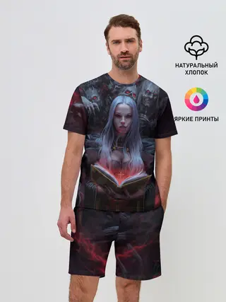 Мужской костюм с шортами / Demonic book