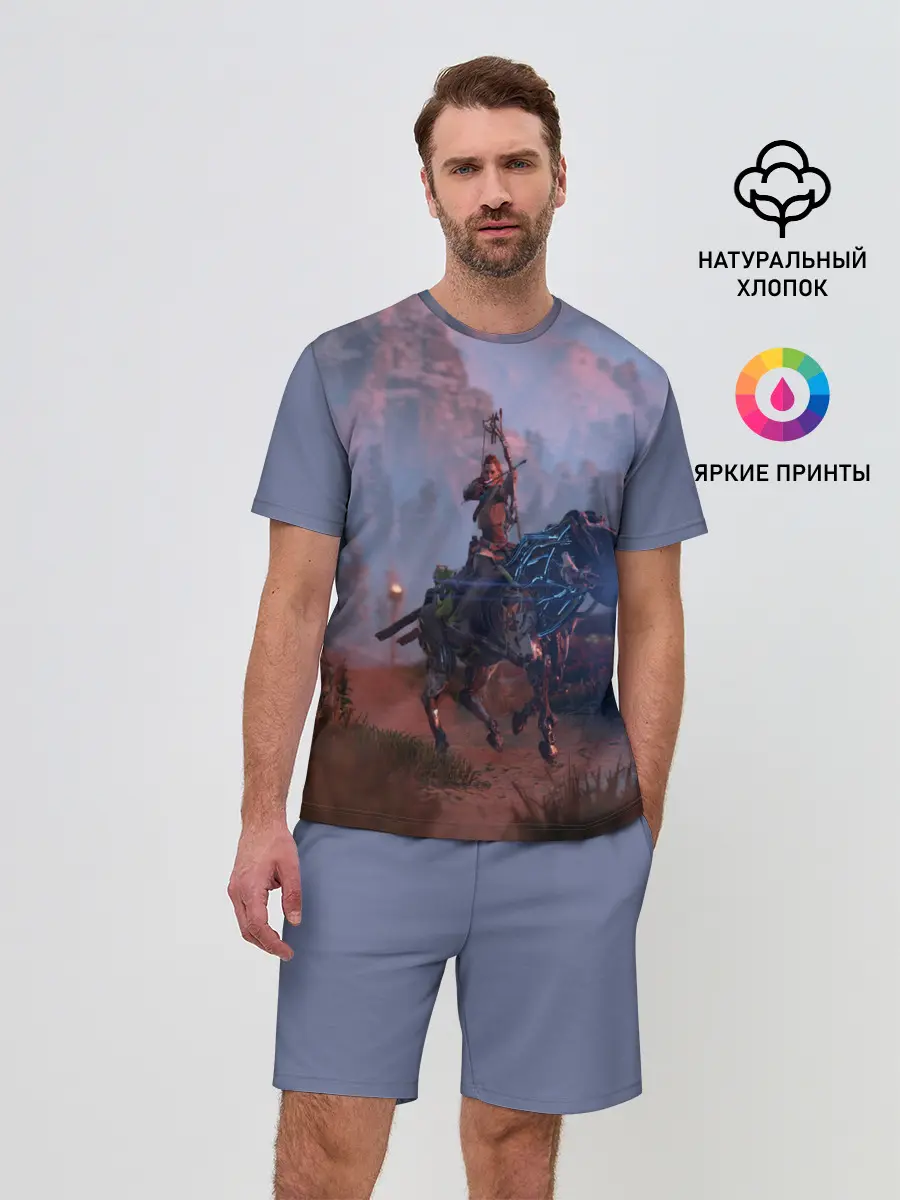 Мужской костюм с шортами / Horizon Zero Dawn