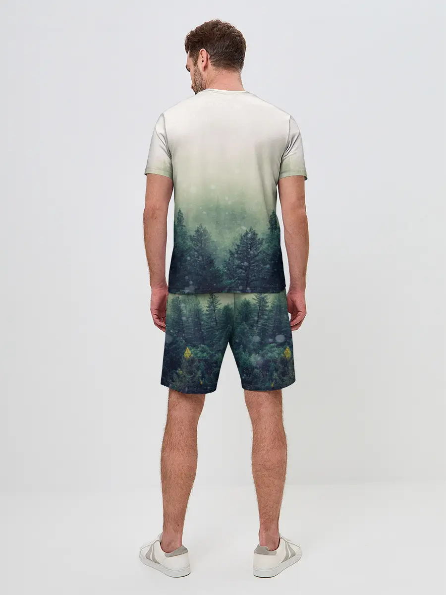 Мужской костюм с шортами / Волк