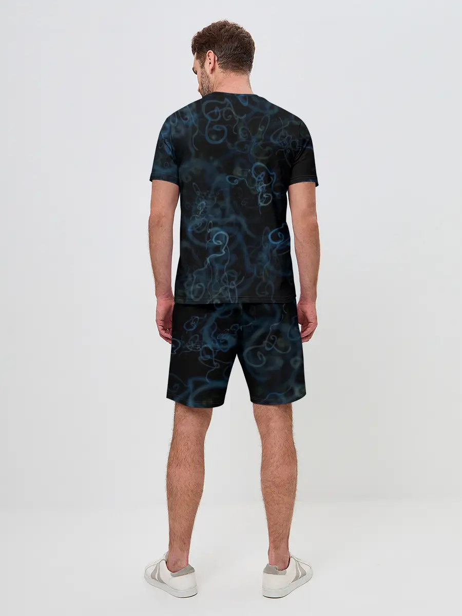 Мужской костюм с шортами / Фигуры из дыма