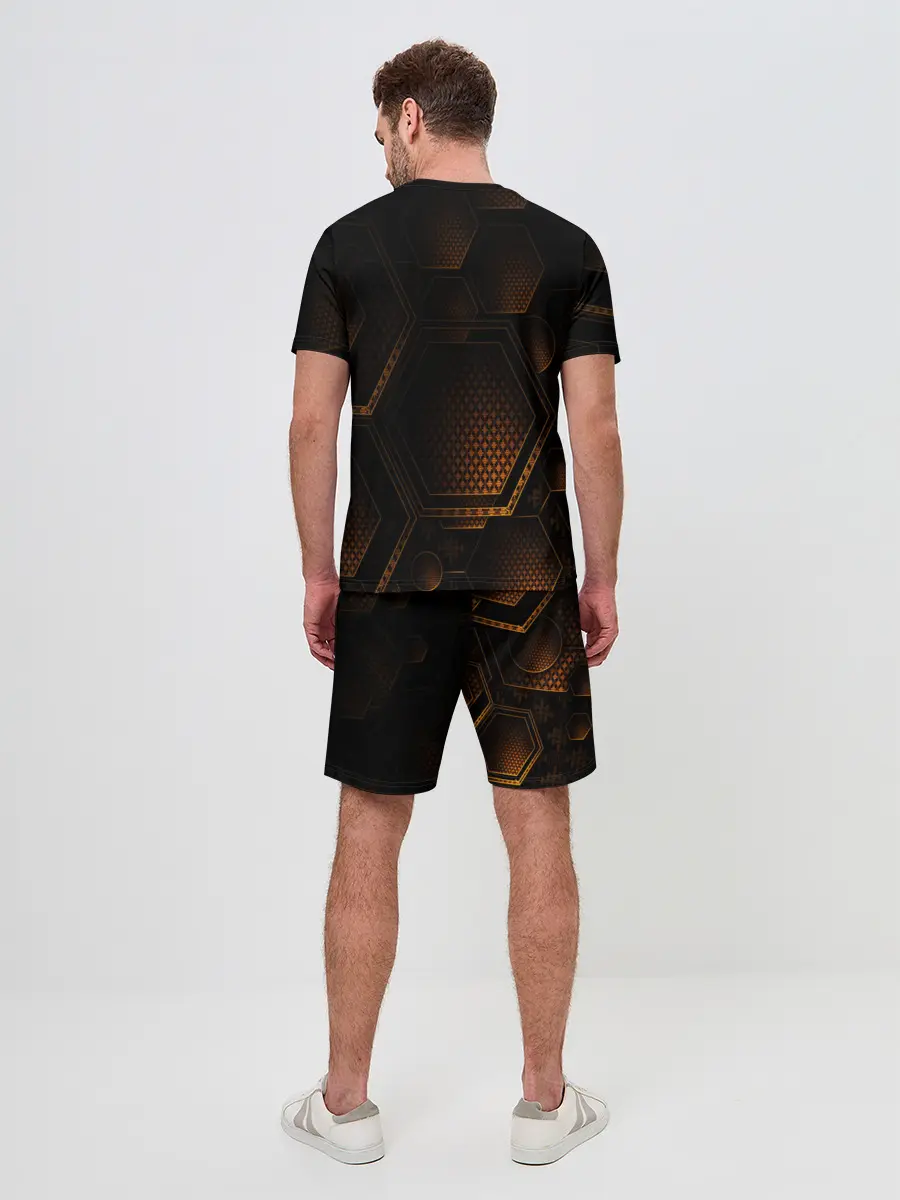 Мужской костюм с шортами / текстура