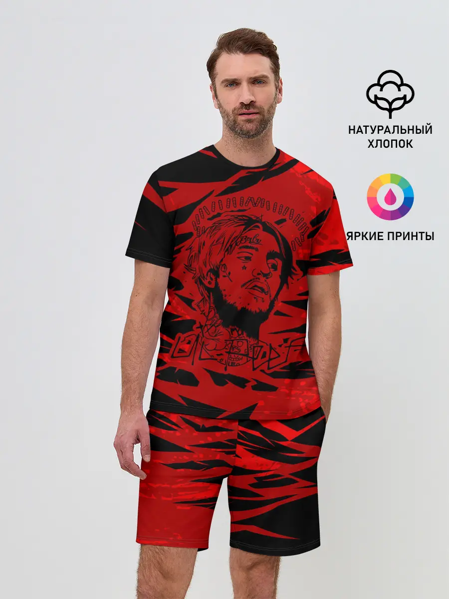 Мужской костюм с шортами / Lil Peep