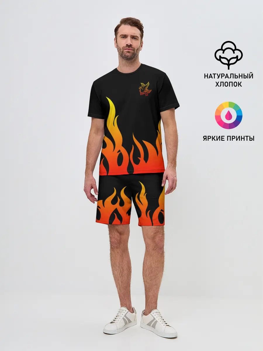 Мужской костюм с шортами / Lil Peep