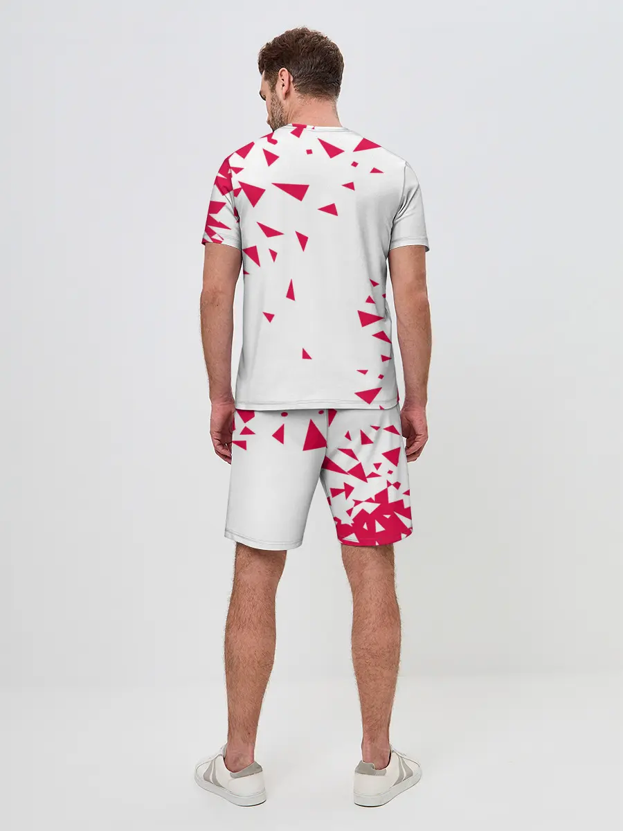 Мужской костюм с шортами / Beastars треугольники