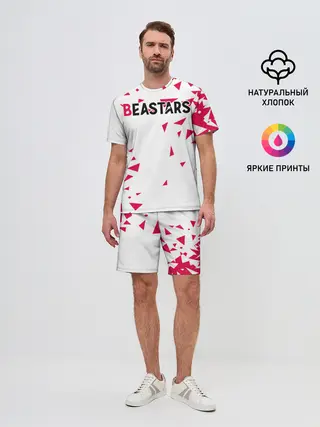 Мужской костюм с шортами / Beastars треугольники