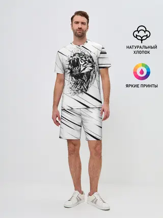 Мужской костюм с шортами / Тигр | Tiger