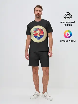 Мужской костюм с шортами / Deep Purple