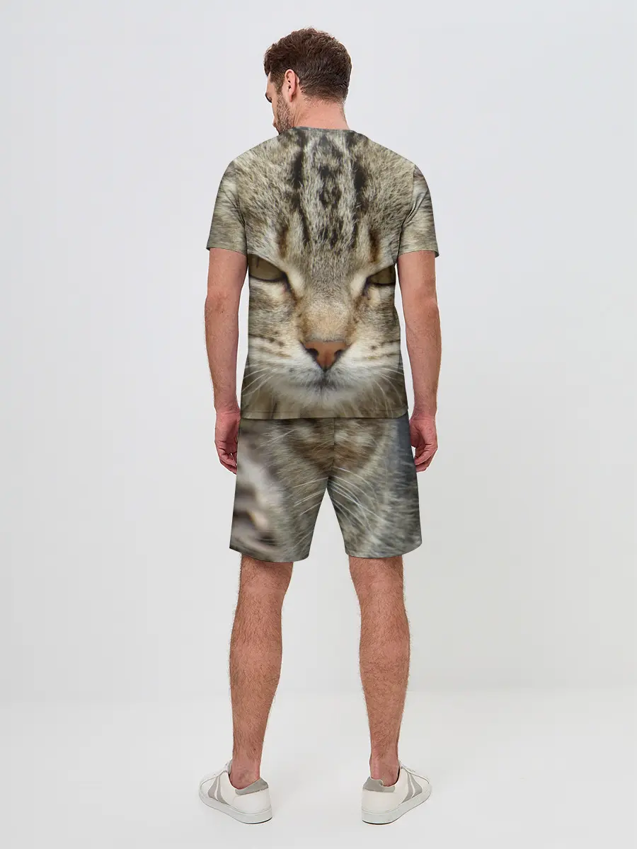 Мужской костюм с шортами / Кот