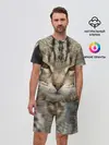 Мужской костюм с шортами / Кот