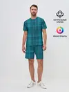 Мужской костюм с шортами / Зеленая форма