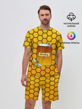 Мужской костюм с шортами / Сладкий мёд