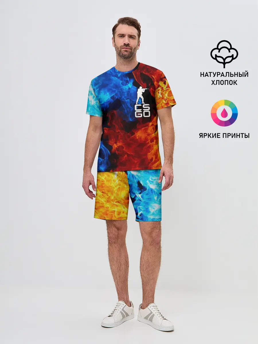 Мужской костюм с шортами / COUNTER STRIKE