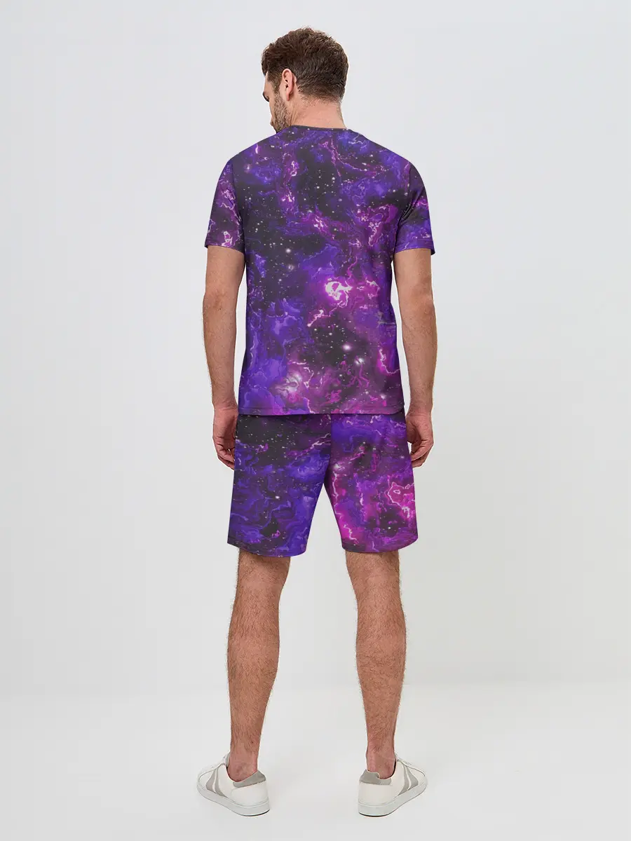 Мужской костюм с шортами / Галактика