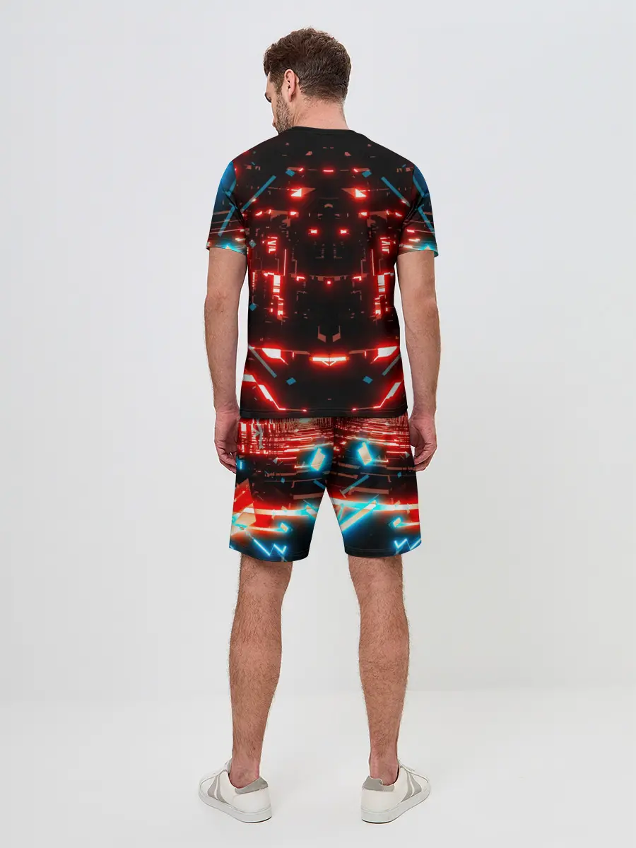 Мужской костюм с шортами / Neon Lights
