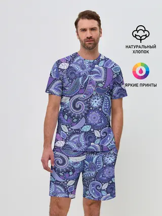 Мужской костюм с шортами / ВОСТОЧНЫЙ УЗОР