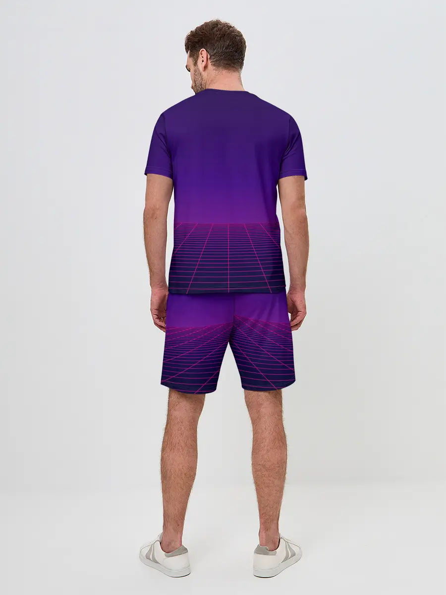 Мужской костюм с шортами / Ретро Футуризм