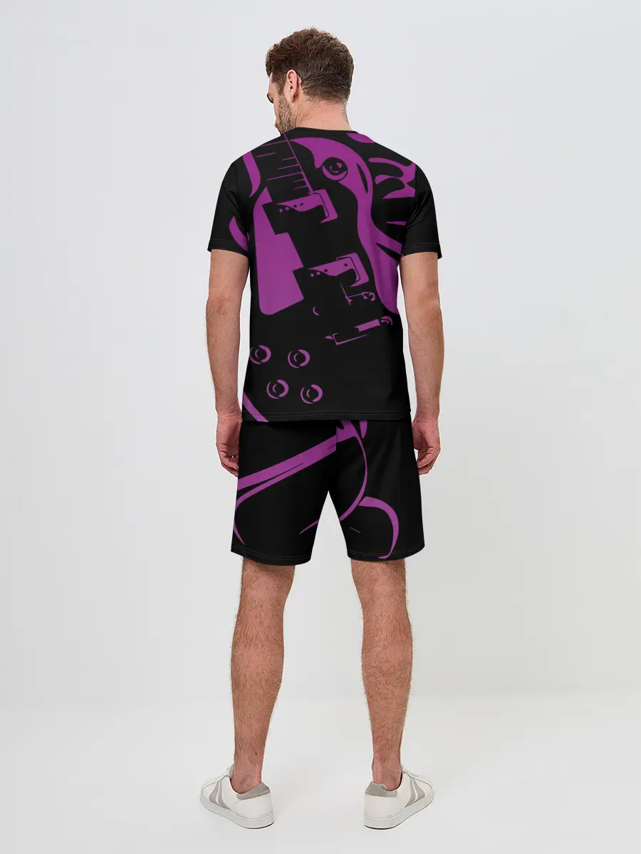 Мужской костюм с шортами / Deep Purple