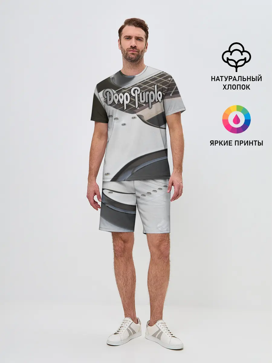 Мужской костюм с шортами / Deep Purple