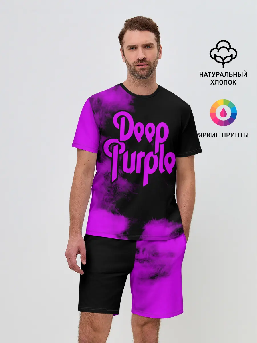 Мужской костюм с шортами / Deep Purple