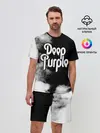 Мужской костюм с шортами / Deep Purple