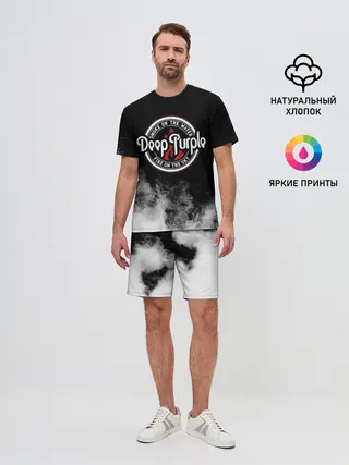 Мужской костюм с шортами / Deep Purple