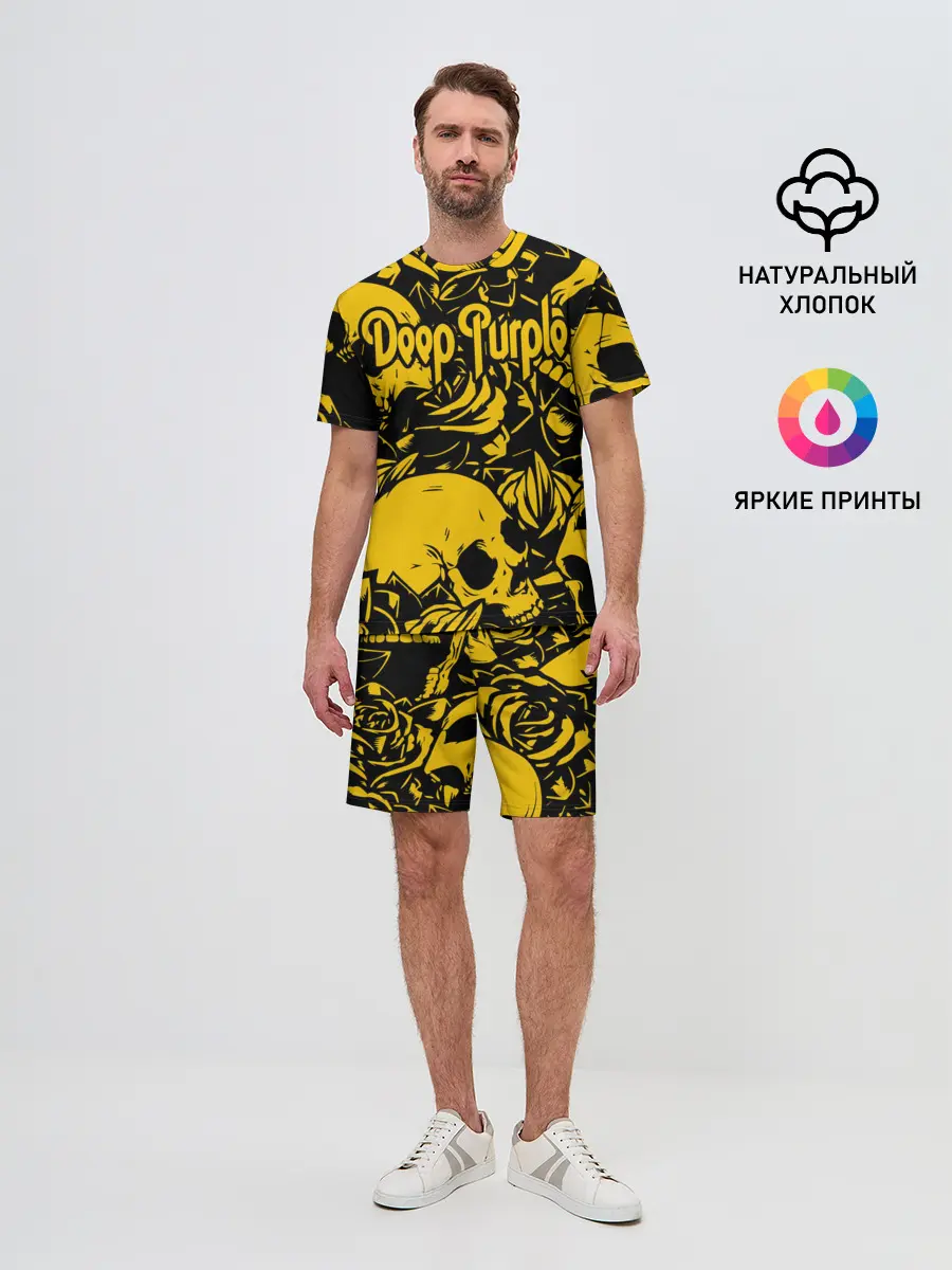 Мужской костюм с шортами / Deep Purple