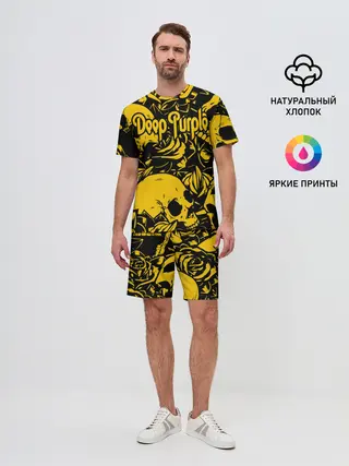 Мужской костюм с шортами / Deep Purple