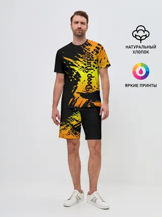 Мужской костюм с шортами / Deep Purple