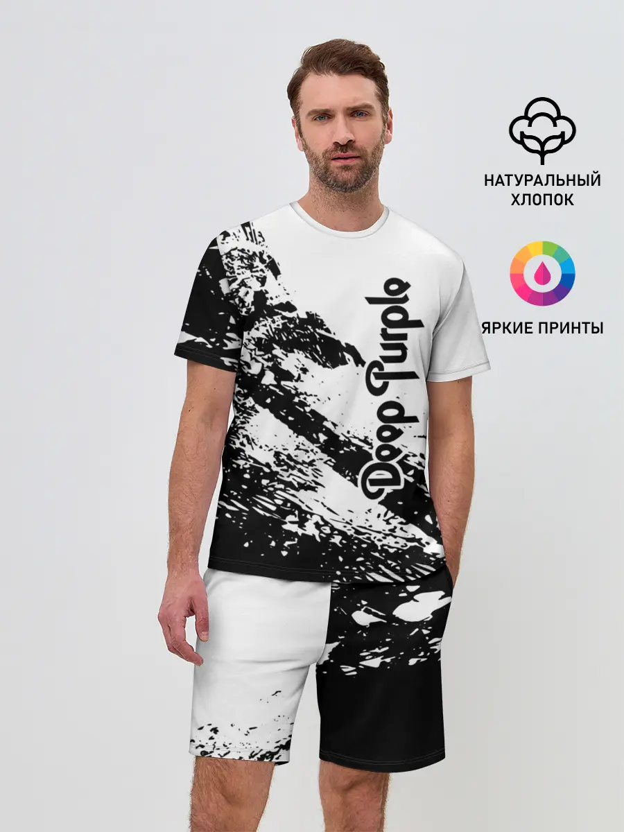 Мужской костюм с шортами / Deep Purple