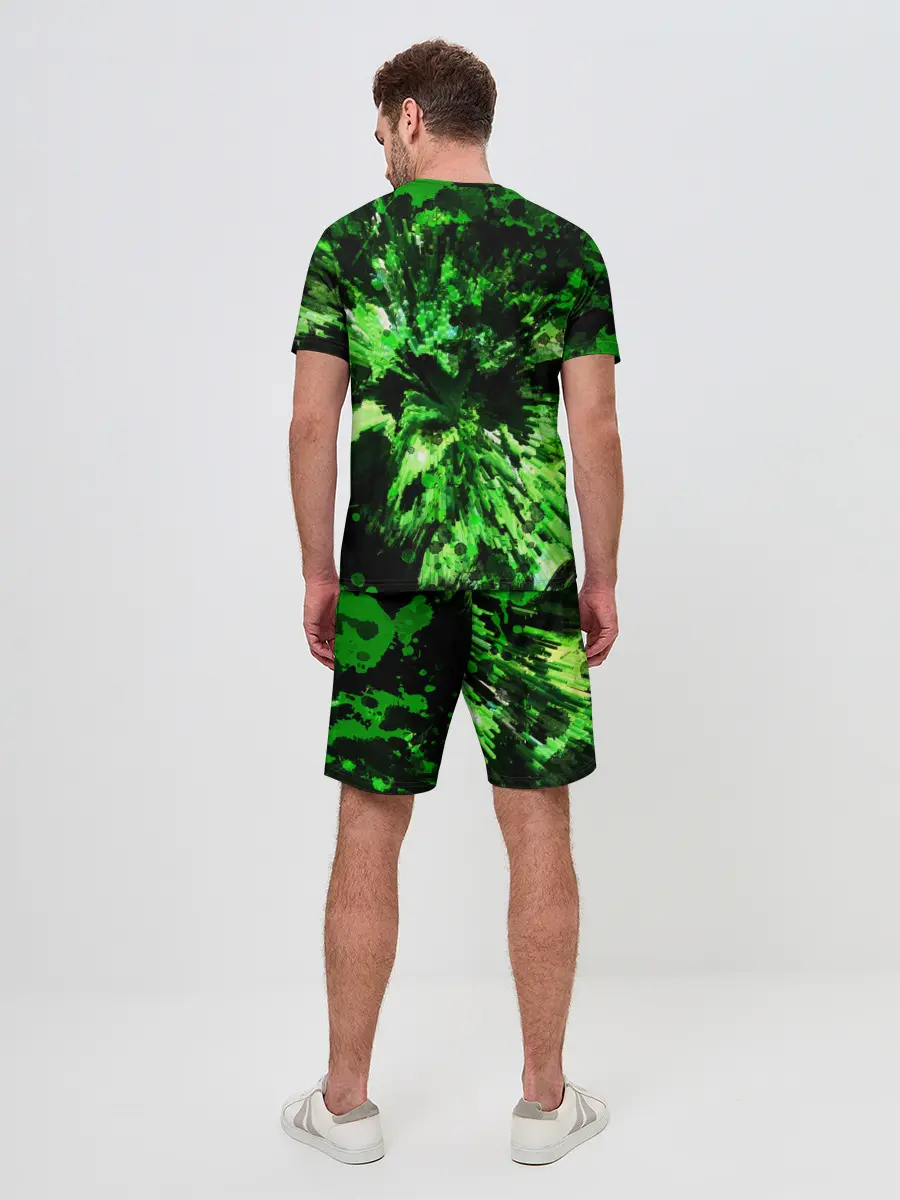 Мужской костюм с шортами / Minecraft / Майнкрафт