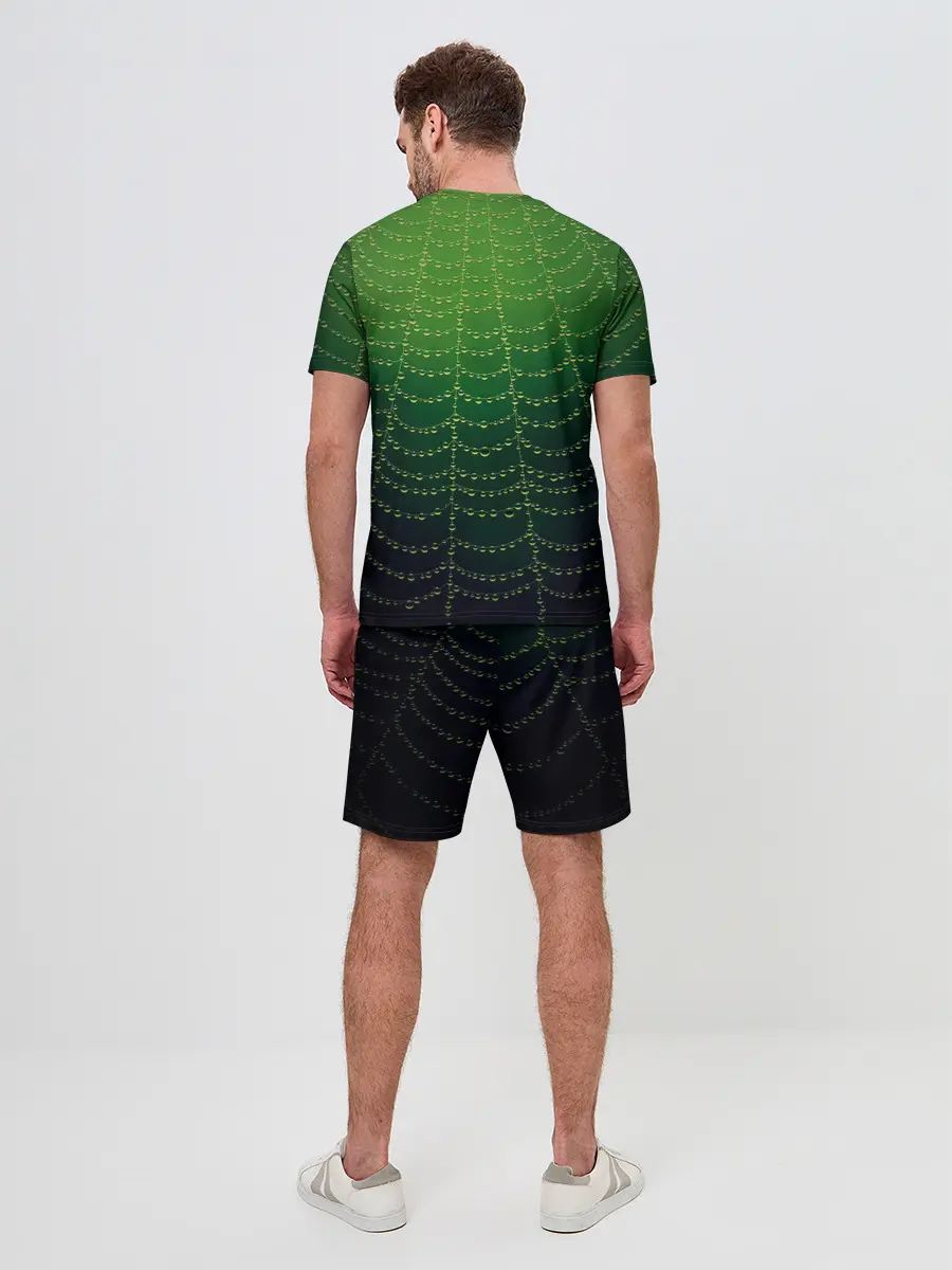 Мужской костюм с шортами / Паутина в лесу