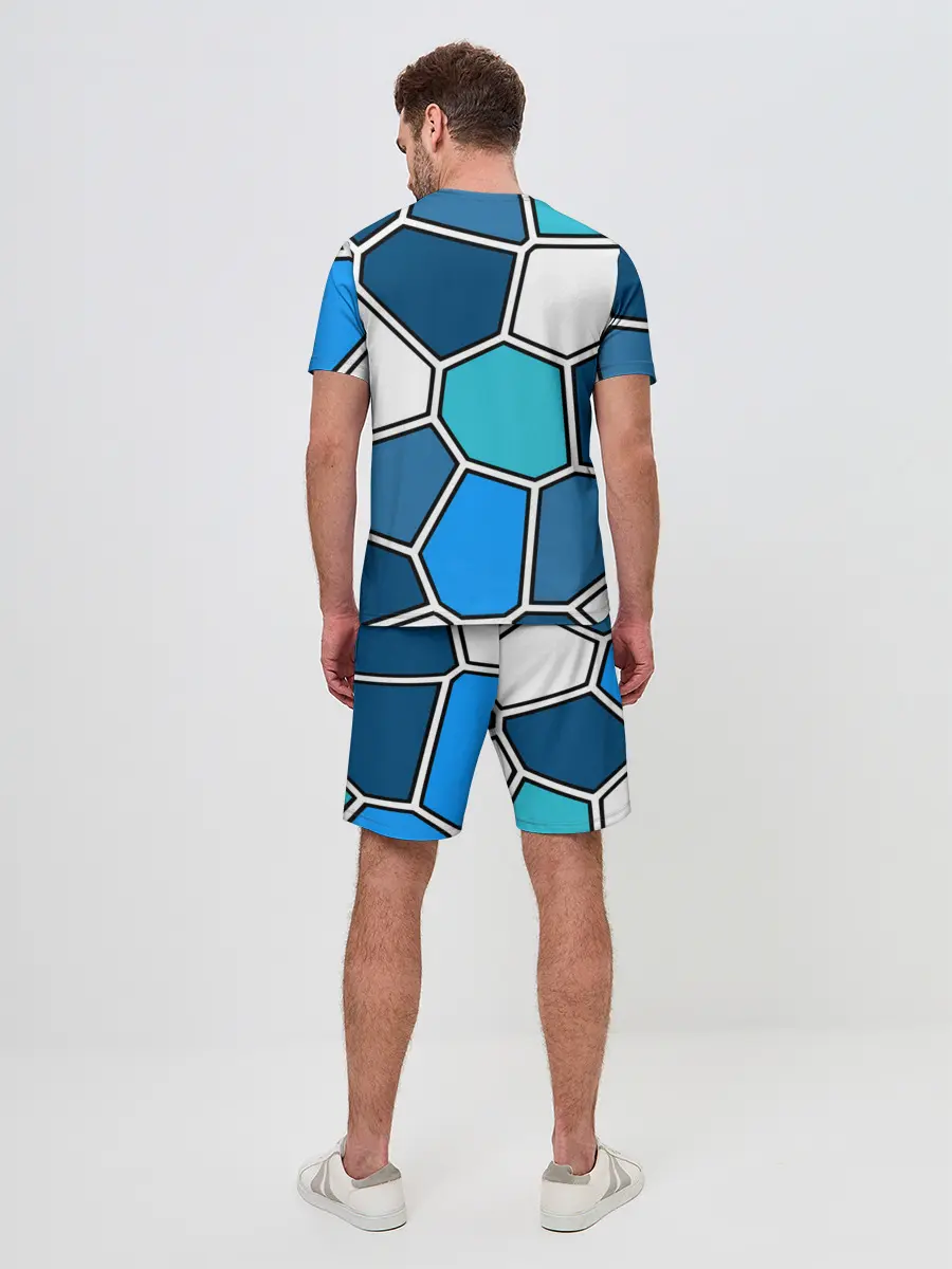 Мужской костюм с шортами / Ледяной витраж