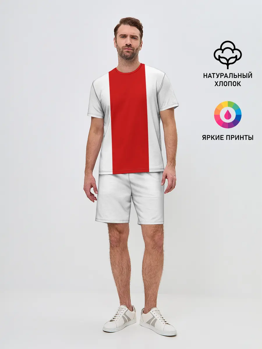 Мужской костюм с шортами / Флаг Беларуси