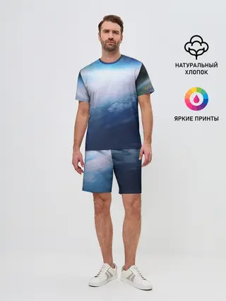 Мужской костюм с шортами / Планета Земля