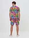 Мужской костюм с шортами / Pop art