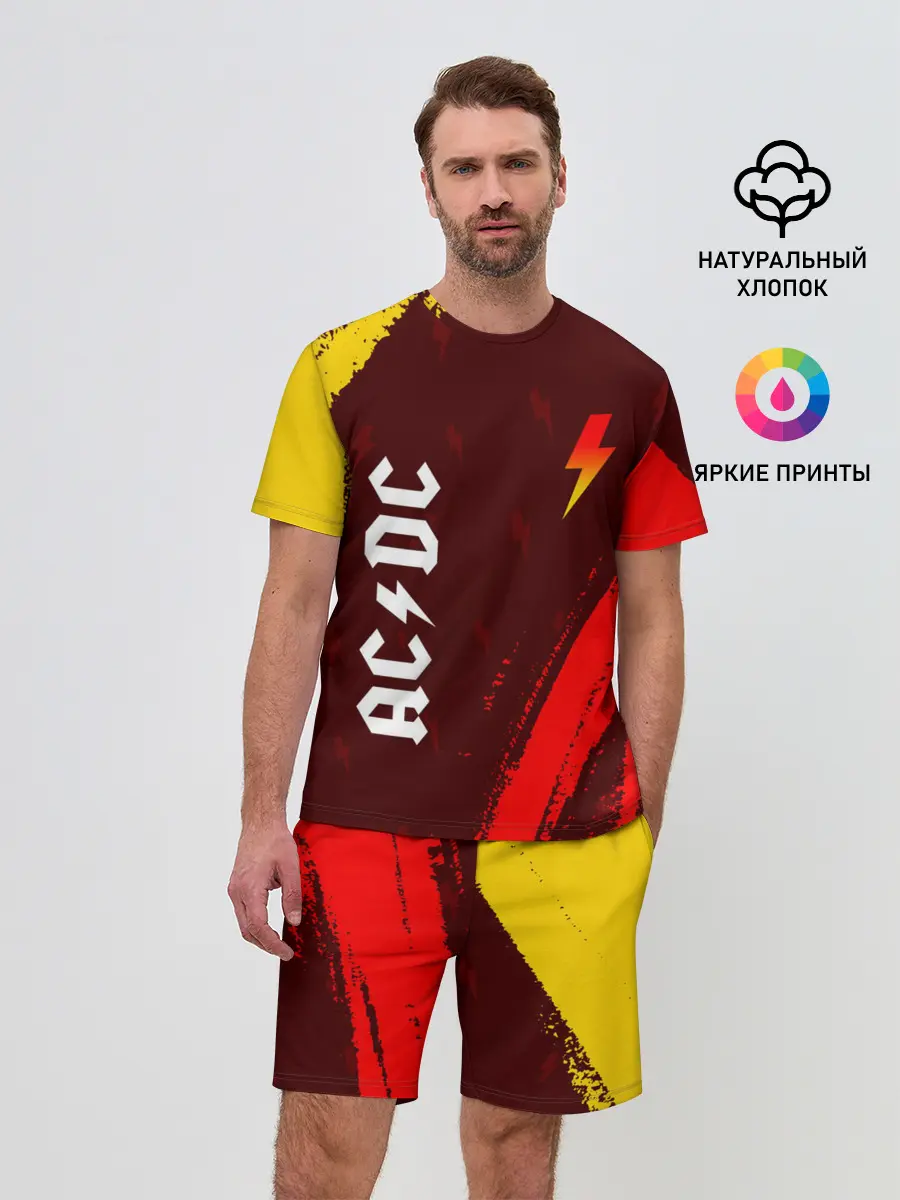 Мужской костюм с шортами / AC DС