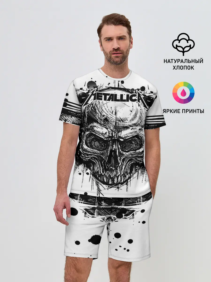 Мужской костюм с шортами / Metallica