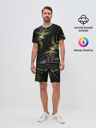 Мужской костюм с шортами / Абстракция