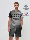 Мужской костюм с шортами / AUDI / АУДИ