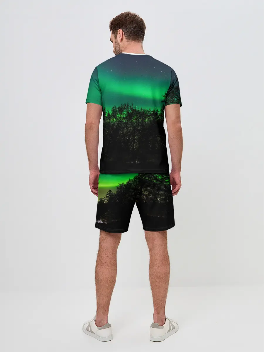 Мужской костюм с шортами / Северное сияние