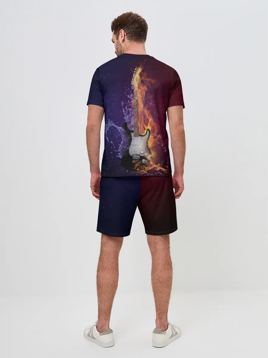 Мужской костюм с шортами / Гитара огня